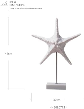 HAUCOZE 165 Inch Starfish Sculpture Home Decor Figurine