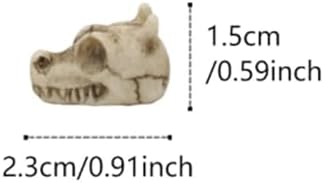 Mini Resin Dragon Skull Decorations 20PCS Halloween Figurines