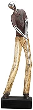 Modern Nordic Style Resin Golfer Statue Home Decor
