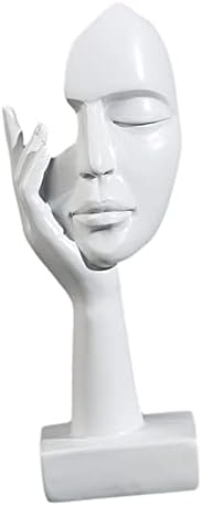 Gazechimp Abstract Thinker Lady Sculpture White