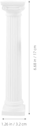 BESPORTBLE 6pcs White Roman Pillar Sculpture Home Decor DIY