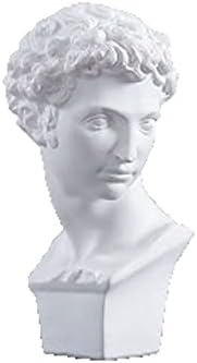 YRHH Mini Head Statue Resin Sculpture 15cm