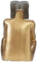 Abstract Man with Book Head Sculpture Modern Home Decor