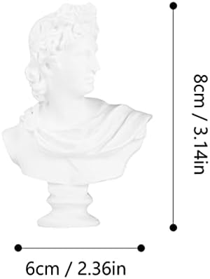 Happyyami 4pcs Greek Statue Decorations