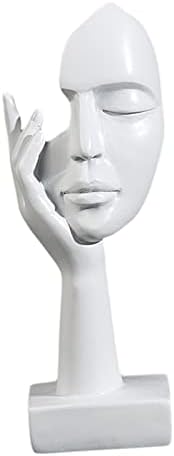 Gazechimp Abstract Thinker Lady Sculpture White