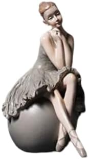 PINK FOREST Ballerina Figurine Decorative Statue