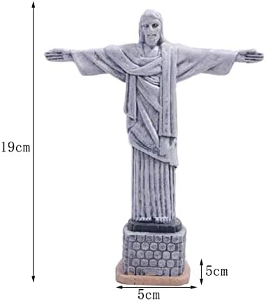 Christ the Redeemer Statue Resin Sculpture - Desk Decor