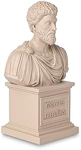 Marcus Aurelius Statue Bust - 65 Inch Stoic Philosopher Sculpture