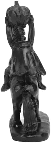 Headless Horseman Statue 22cm Black Halloween Decor