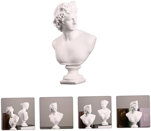 David Head Resin Statue 19x14x31cm Modern Decor