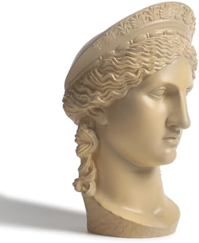 Hera Juno Queen of Gods Bust Statue Small Gold