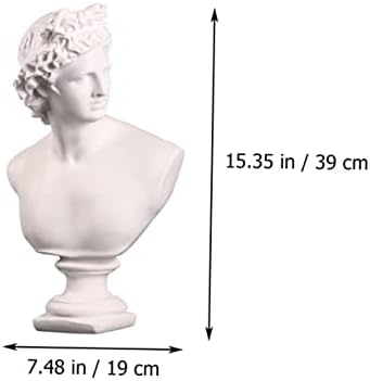 David Head Resin Statue 19x14x31cm Modern Decor