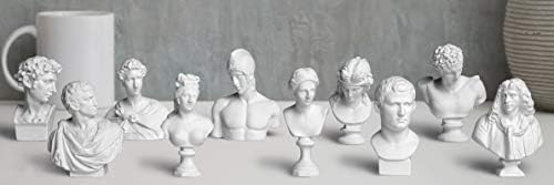 Garwor 10PCS Set Greek Mythology Mini Resin Statues