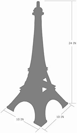 Allgala 24 Inch Eiffel Tower Decor Statue
