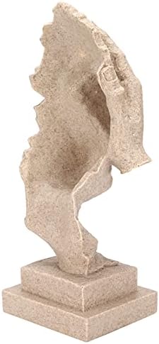 Abstract Thinker Sculpture Resin Statue for Home Office Decor