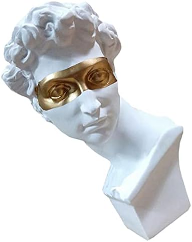 Mini Bust Sculpture 15cm White Art Decorative Statue