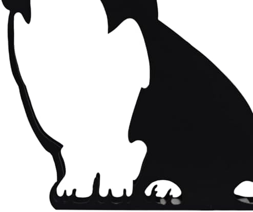 Minimalist Dog Metal Wall Sculpture Art Decoration