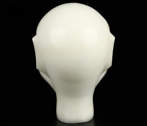 Skullis 43 Inch White Jade Crystal Skull Statue