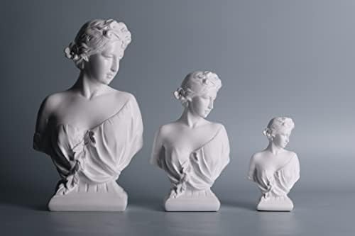 WUBIANJIE 12 Inch Artemis Bust Statue Decor