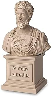 Stoic Store UK Marcus Aurelius Statue Bust - 8 Inches Resin Sculpture