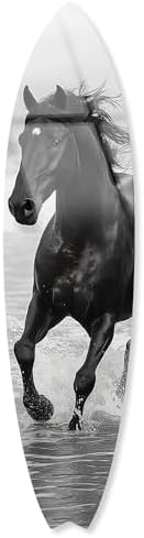 Graceful Horse Surfboard Acrylic Wall Art 15x60