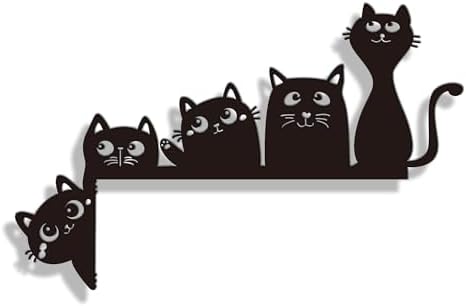 Charming Black Cat Door Frame and Wall Art