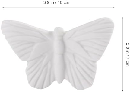 Amosfun 3pcs Ceramic Butterfly Wall Decor