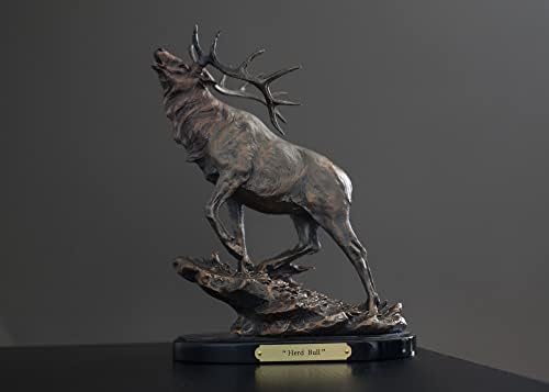 Marc Pierce Signature Collection Herd Bull Elk Sculpture