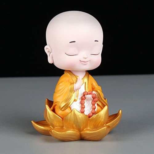 GANAZONO Little Monk Statue Buddha Sculpture