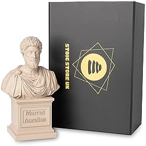Marcus Aurelius Statue Bust - 65 Inch Stoic Philosopher Sculpture
