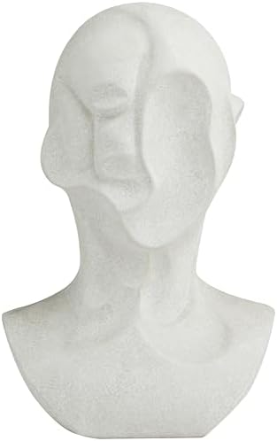 Deco 79 Cubist Inspired Ceramic Statue Head Decor
