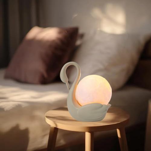 Elegant Swan Statues Home Decor Set