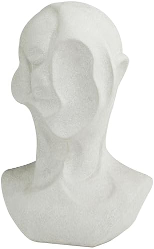 Deco 79 Cubist Inspired Ceramic Statue Head Decor