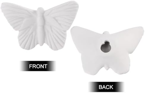 Amosfun 3pcs Ceramic Butterfly Wall Decor