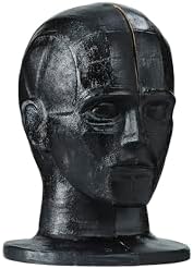 Abstract Male Brain Sculpture Antique Style Head Statue