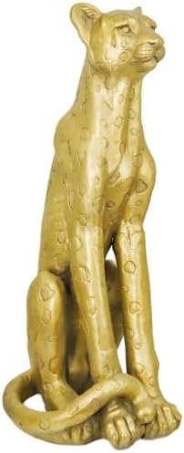 OUTOUR 355H Large Leopard Statue Outdoor Garden Decor