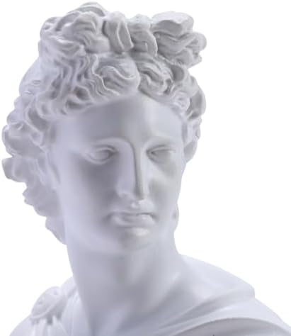 Greek David Head Bust Statue Sculpture Home Decor White