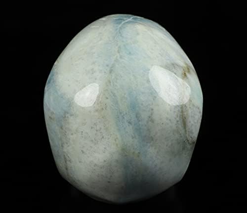 Skullis Royal Dumortierite Crystal Skull Sculpture