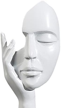 Gazechimp Abstract Thinker Lady Sculpture White