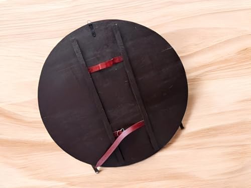 Viking Wooden Shield Wall Decor with Rune