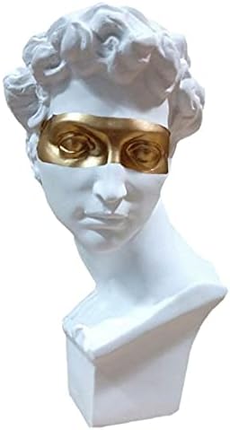 Mini Bust Sculpture 15cm White Art Decorative Statue