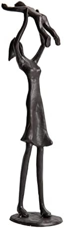Danya B Proud Parent Holding Child Iron Sculpture