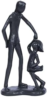 Father Daughter Statue Resin Sculpture Gift