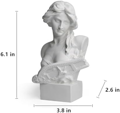 YUEOECOR 61 Inch Greek Statue of Musical Goddess