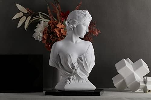 WUBIANJIE 12 Inch Artemis Bust Statue Decor