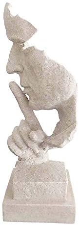 Head Bust Thinker Statue 135 Inch Tall
