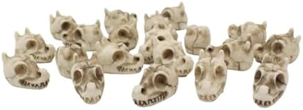 Mini Resin Dragon Skull Decorations 20PCS Halloween Figurines
