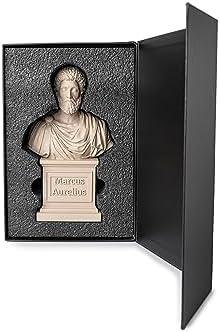 Stoic Store UK Marcus Aurelius Statue Bust - 8 Inches Resin Sculpture