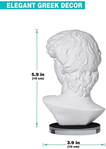 LAGOM HOUSE Greek David Statue 6 Inch Sculpture