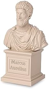 Marcus Aurelius Statue Bust - 65 Inch Stoic Philosopher Sculpture